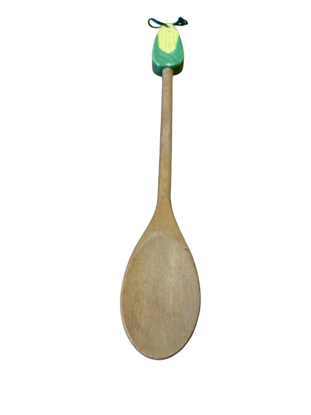 Vintage 4 Piece Wooden & Ceramic Veg Top Wooden Spoon Set